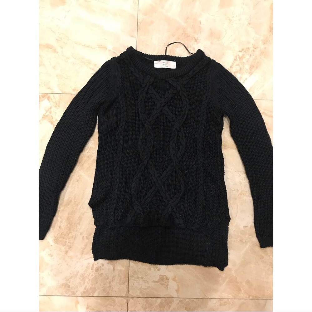 Zara’s Knitted Braided Sweater Sz S
